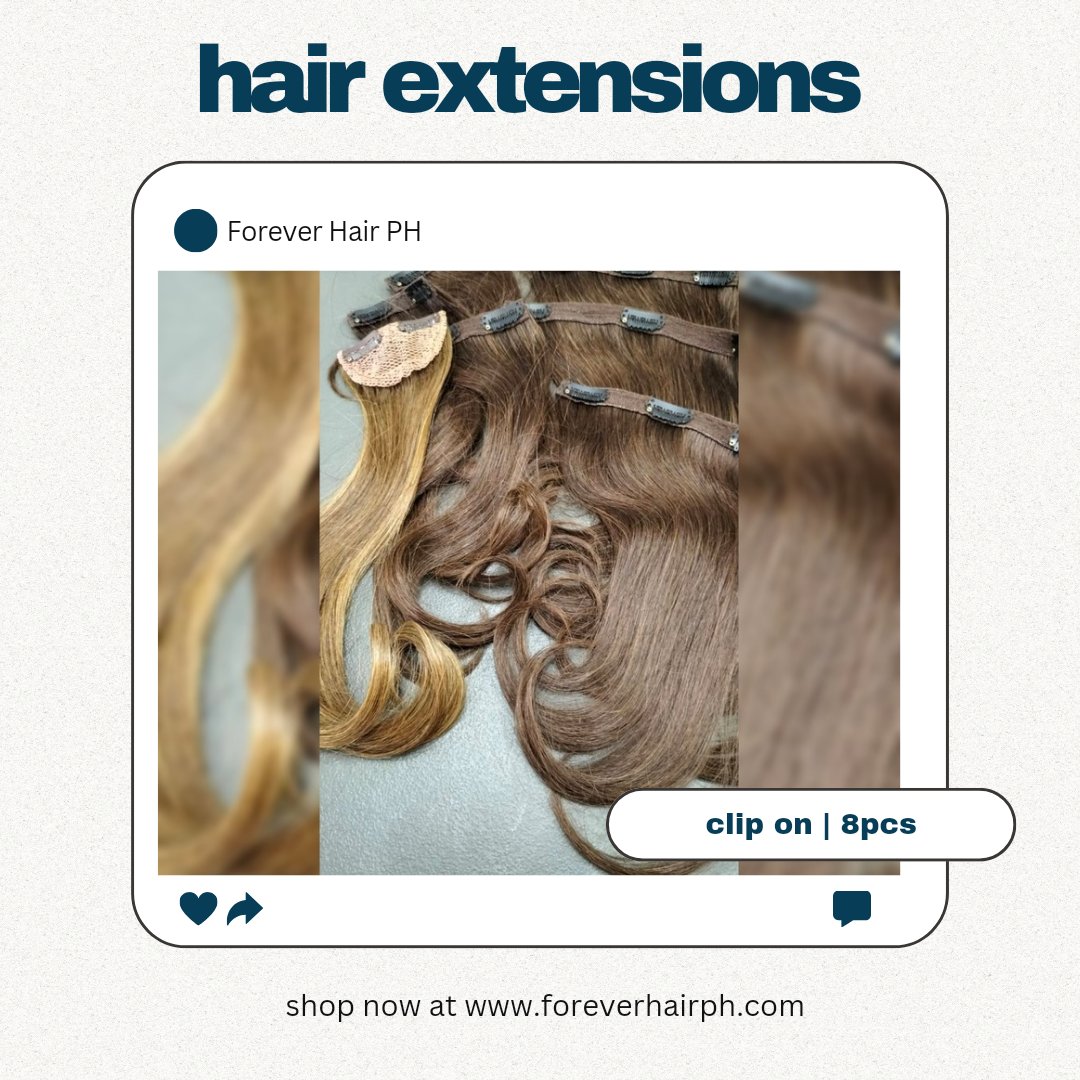 Transform your look in minutes with our 100% Human Hair Clip-On Extensions – effortless volume, length, and style for any occasion! 💁‍♀️✨

#ForeverHair #ForeverHairPH #WigLife #WigFashion #WigStyles #WigGoals #WigLove #HairGoals #ClipInExtensions #HumanHairExtensions #InstantGlam