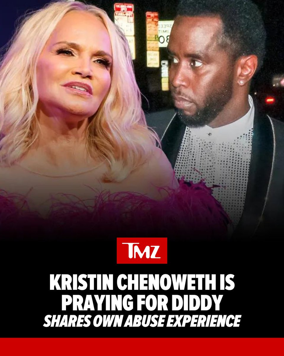 Kristin Chenoweth is weighing in on the Diddy-Cassie saga – and somewhat surprisingly ... she says she's praying for the guy, noting this chapter hits close to home for her. Read more 👉 tmz.me/Pyaksf8