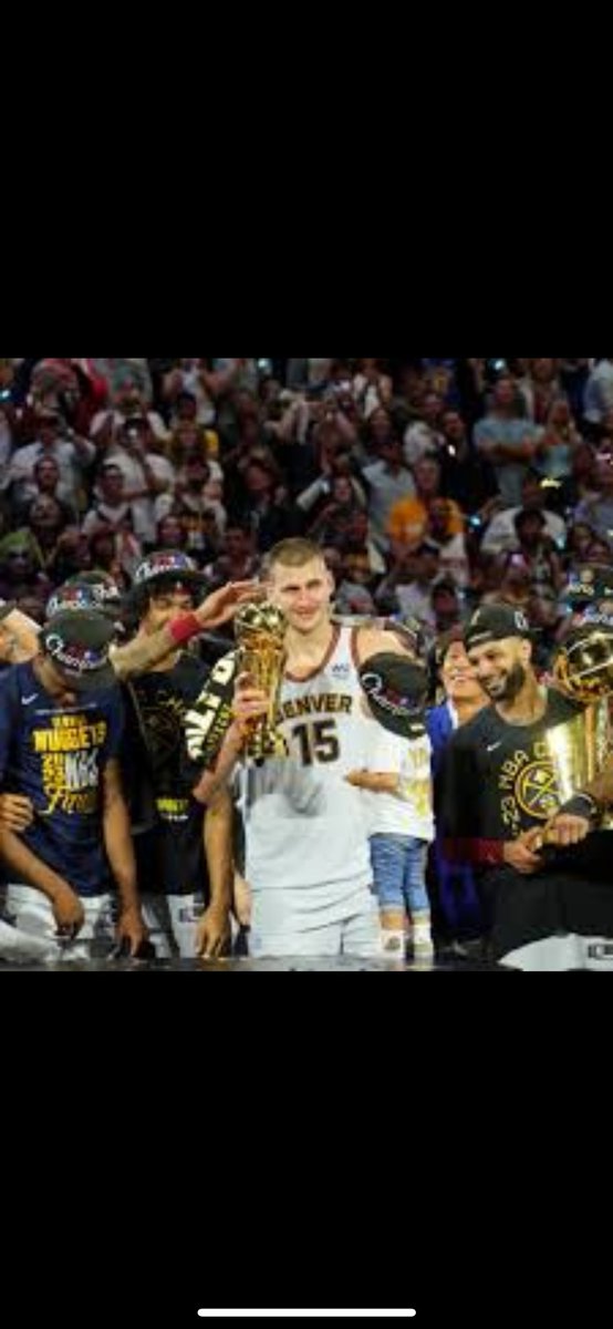 The Nuggets will ALWAYS have this title and nobody can take it away from us. I truly don’t believe that it’s the only one of the Jokic era either. We will be back, it’s rly hard to go B2B. Onto next year and we will be more motivated than ever. It’s is always. #Road2Gold