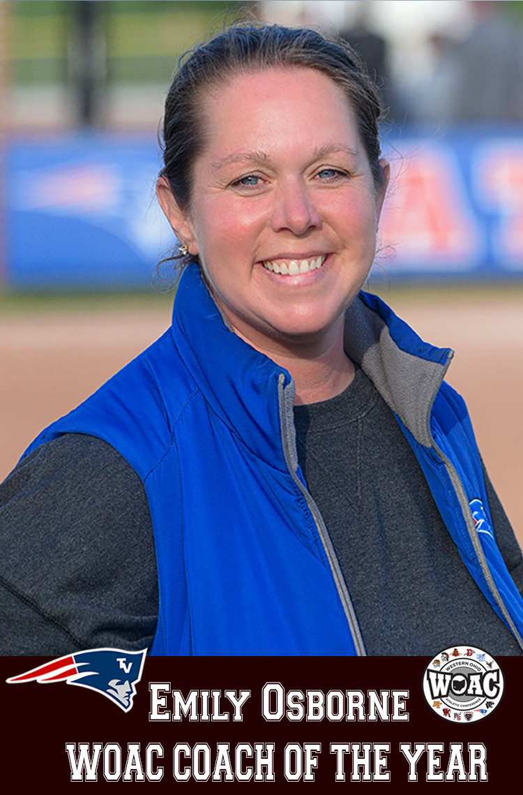 The WOAC announced Tri-Village's Emily Osborne as Softball “Coach of the Year” for 2024.  Her team won a league title going undefeated 11-0.  Their 1st  since 2008.  Now 23-1 they also won a DIV District Championship first time since 1992.

Story at woacsports.com