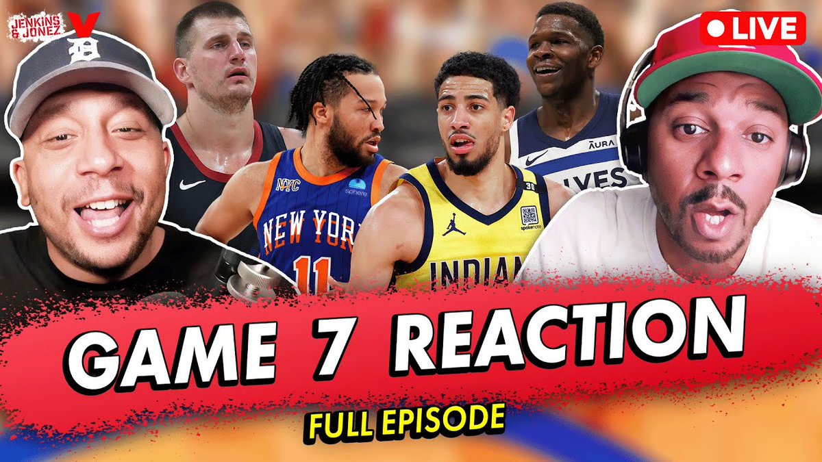 🚨 We're LIVE! 🚨 Reacting to the Timberwolves taking down the Nuggets & Pacers defeating the Knicks 🏀 Tap in 📺: youtube.com/live/vfQtsvsPm…