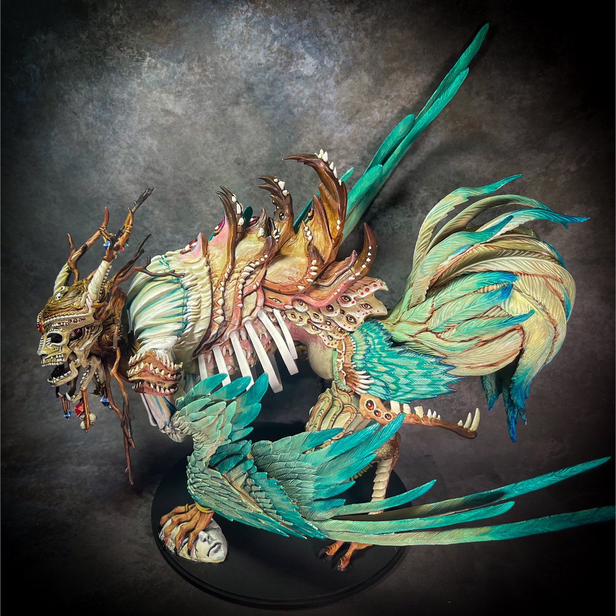 Shoshie’s Minis (@shoshiesminis) on Twitter photo I used to be a professional Watercolorist before I started painting miniatures instead. This model is the Goblin Dragon from <a href="/kingdomdeath/">Kingdom Death</a> and it is inspired by the concept artwork. (If you know who the artist is let me know so I can credit them.)#goblindragon #kingdomdeath I used to be a professional Watercolorist before I started painting miniatures instead. This model is the Goblin Dragon from <a href="/kingdomdeath/">Kingdom Death</a> and it is inspired by the concept artwork. (If you know who the artist is let me know so I can credit them.)#goblindragon #kingdomdeath