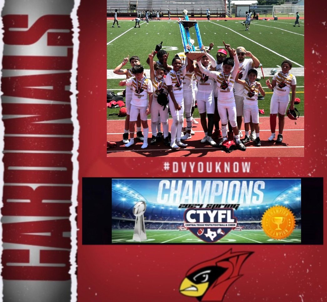 🏆🥇2024 CTYFL CHAMPIONS❗️DV❗️ @dvmightycards 12u Junior Varsity Champions👏Huge Congrats to the players & coaches on a great season! #DVYK __ 'Over 30+ teams and 400 players participated this spring... yesterday the CTYFL 2024 Spring Champions were crowned!'