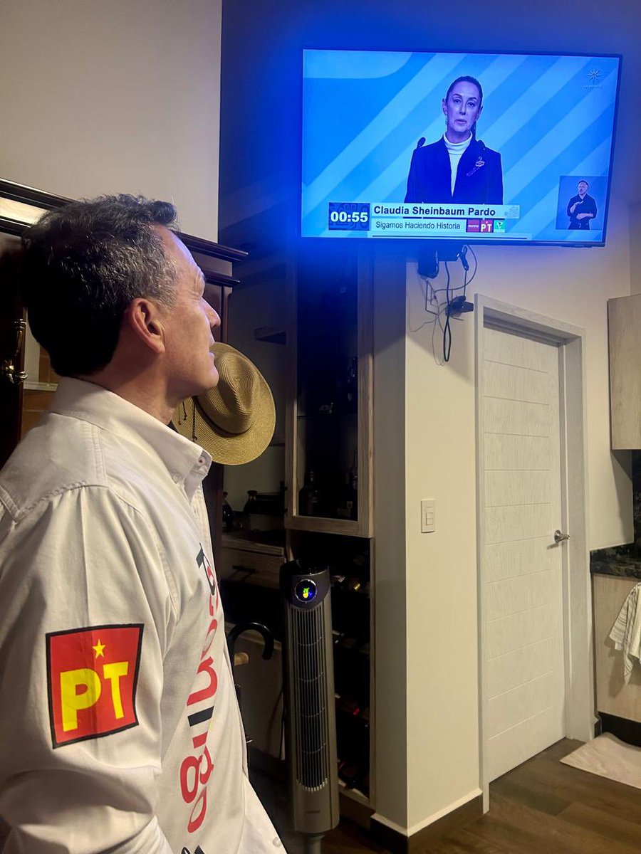 Con proyecto, convicción y, sobre todo, con el respaldo de millones de mexicanas y mexicanos. Disfrutaremos escuchando a nuestra candidata a la presidencia de México por el Partido del Trabajo, la Dra. Claudia Sheinbaum, en este tercer debate rumbo al 2 de junio.

#PTesla4T