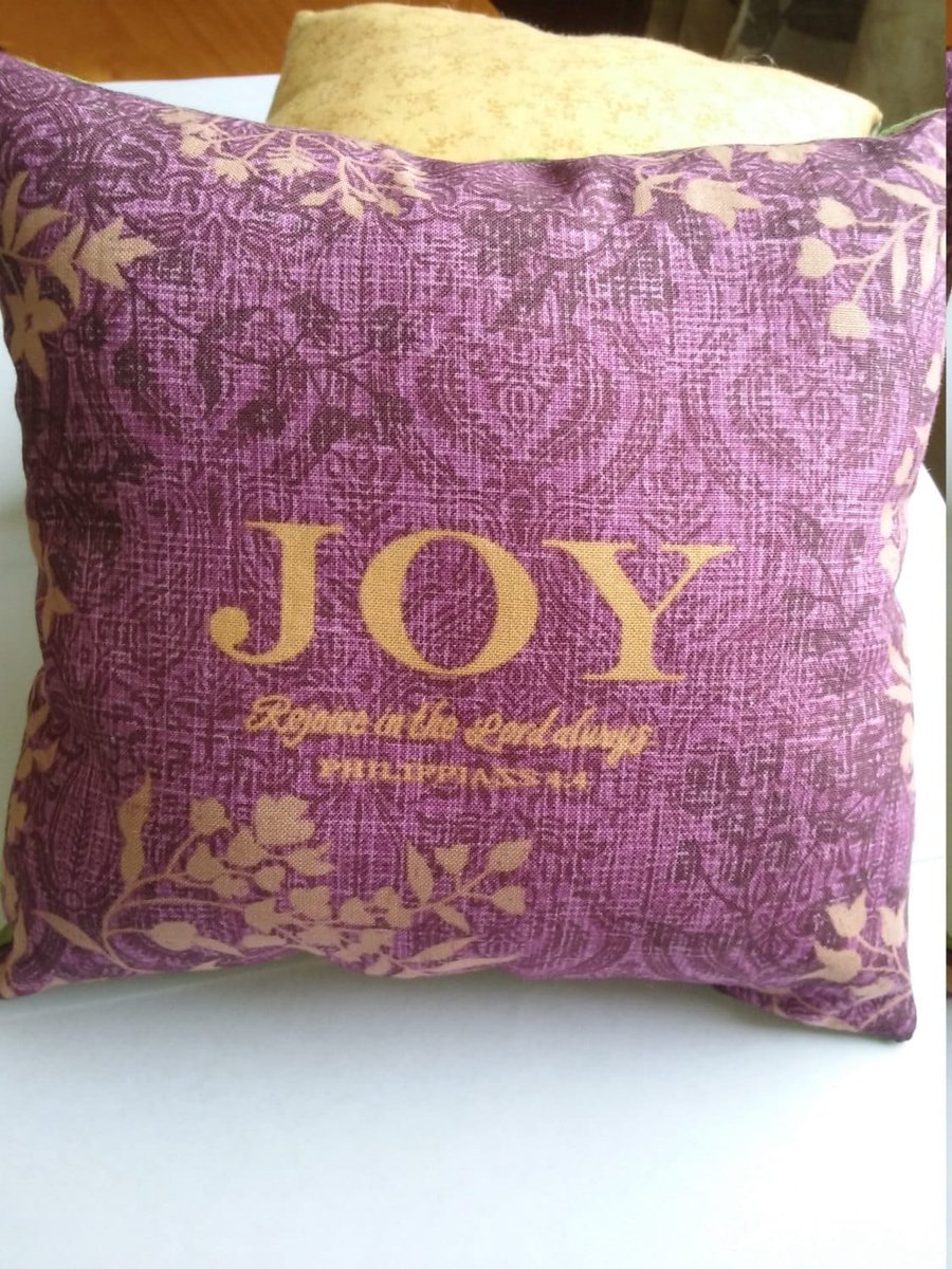 Small Decorative Pillow - Purple Bible Verse pillow - Valentine's Day - Encouraging verse - Home Decor - Gift ideas - small cushion tuppu.net/683c15e6 #GiftsforMom #giftsunder10 #Handmadegifts #MemorialDay #July4th #MothersDay #MothersDayGifts