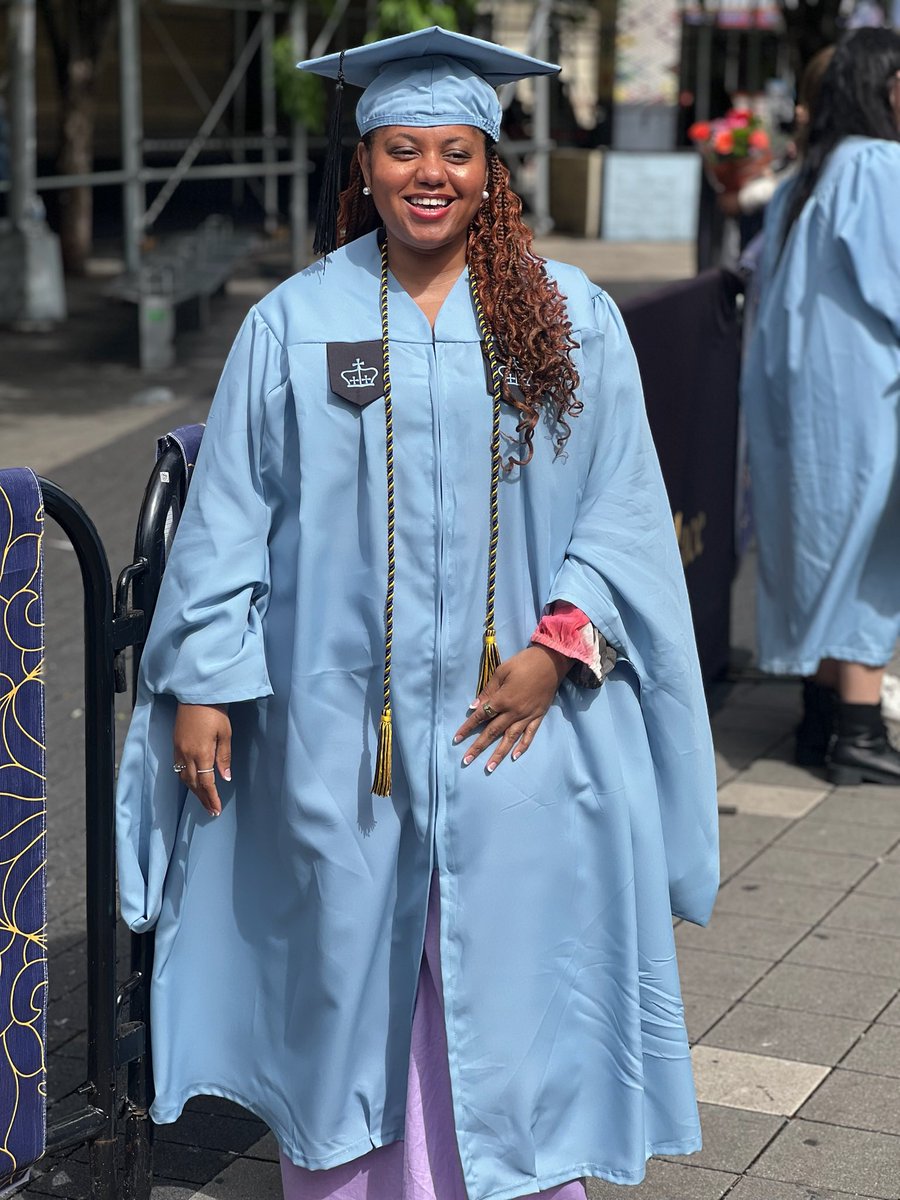 Mastered it, Again! Thankful for my time at <a href="/TeachersCollege/">Teachers College, Columbia University</a> 

2024 Graduate, M.A in Education Policy with an emphasis in K-12 education focusing on Black women and girls