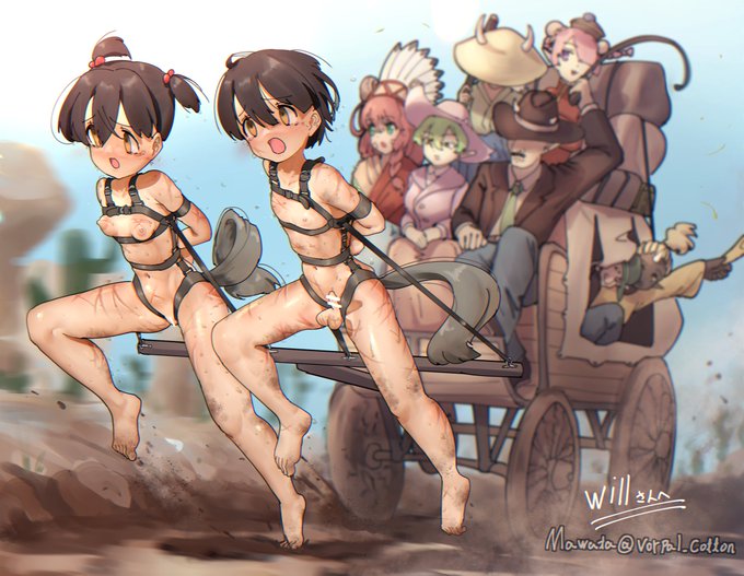 これはスケブでご依頼頂きました、ある日突然奴隷にされて地獄の労働をさせられている幼馴染どうしのポニーちゃん達です!
ご依頼ありがとうございました!! 