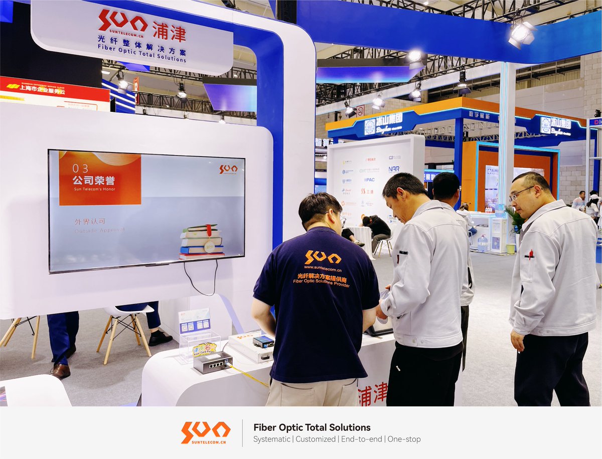 The 2024 Dalian International Industry Fair is currently in progress, and we invite you to Join and visit our booth to explore our innovative solutions and products.

suntelecom.cn

#CooperationOpportunities #SunTelecom
#FTTA #FTTH #fibertothehome #fiberoptic #FTTx