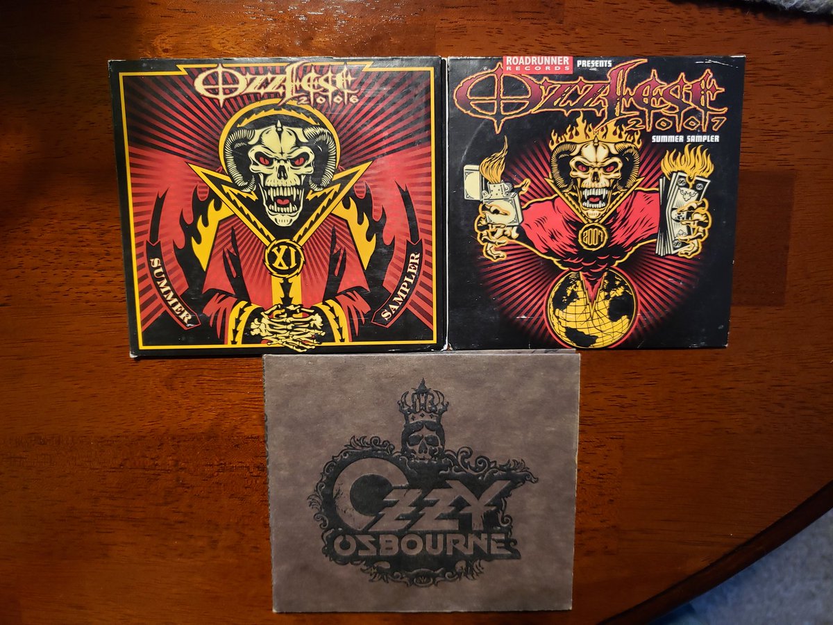 My CD Collection A-Z. Ozzy Osbourne: Black Rain. His 10th studio album released May 22, 2007. It reached no.3 on US Billboard Top 200. I bought this for a free ticket to Ozz Fest 2007. I received free promotional CDs of Ozz Fest 2006 and 2007 at Ozz Fest. #HeavyMetal #OzzFest