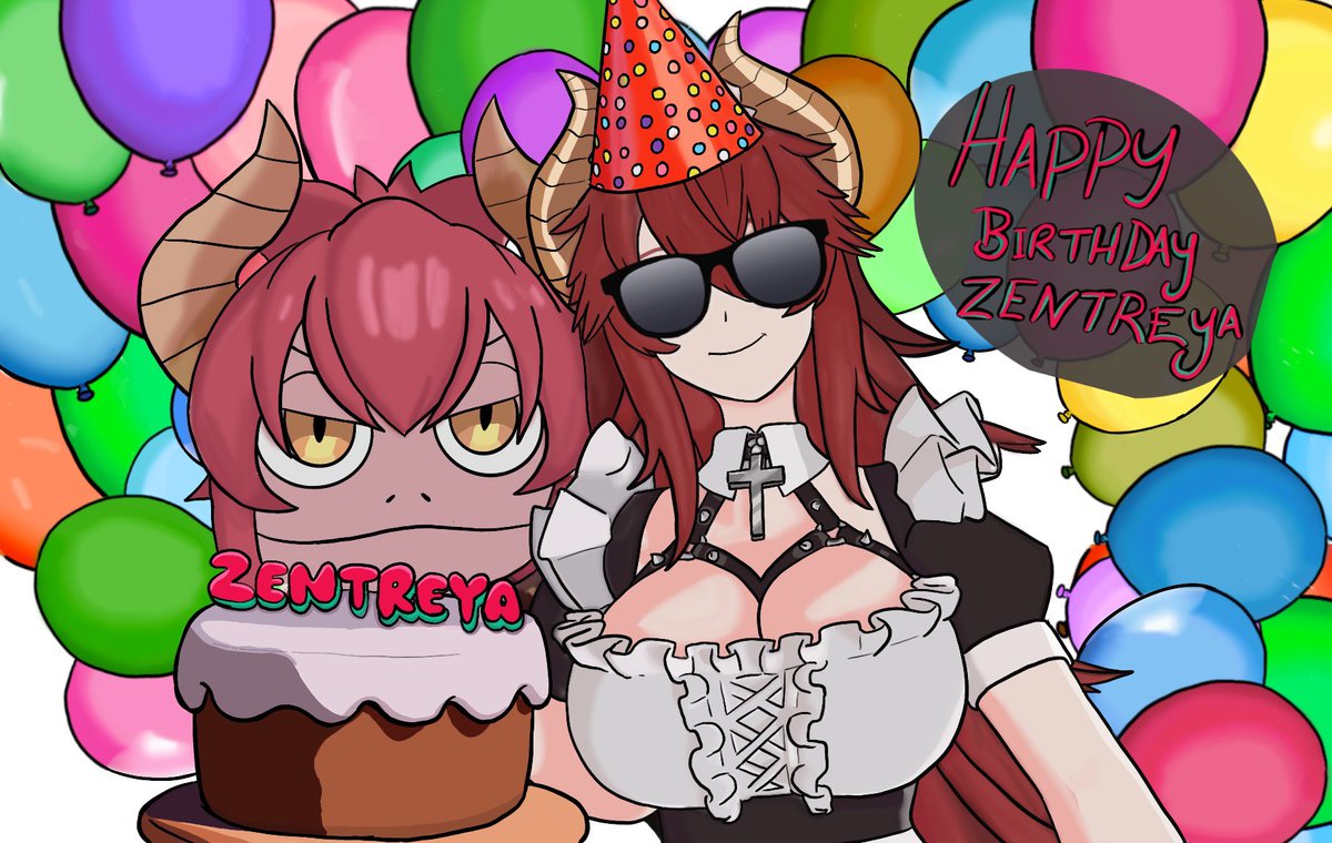I know it’s still early for you <a href="/zentreya/">Zentreya⚡🐲⚔️</a> but here where I am, it’s your birthday so I wanted to say HAPPY BIRTHDAY TO YOU. Congrats on 500k and you did so well in the tourney, I’m so proud of you 🥹💕 Thank you for always being so inspiring #Zentreya #zentreart #HappyBirthdayZen