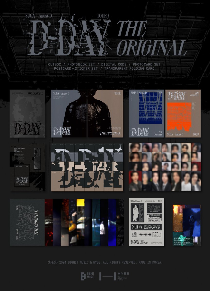 bts_bighit's tweet image. [공지] SUGA | Agust D TOUR &apos;D-DAY&apos; The Original 출시 안내 (+ENG/JPN/CHN)
weverse.io/bts/notice/195…

#SUGA #슈가 #AgustD #D_DAY_THE_ORIGINAL