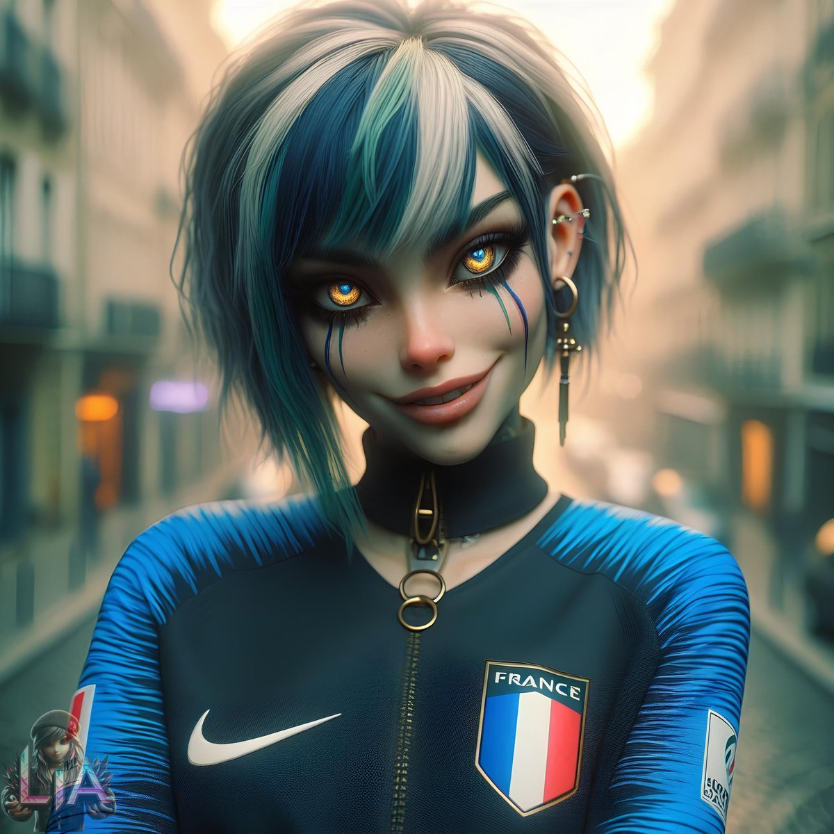 😈Lia😈French Team😈
#AI #aiart #AIArtwork #AIgenerated #aiart #AIArtistCommunity #aiimages #aicreator🖤😈🖤