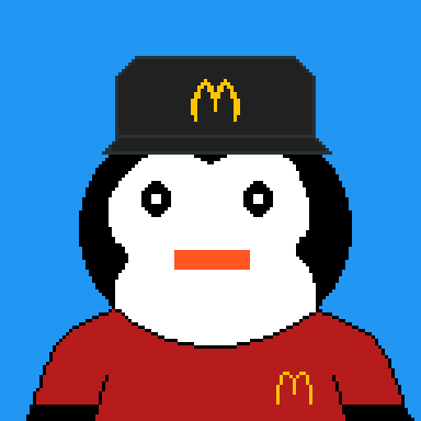 PixeliPenguins's tweet photo. How about Mcdonald's on Monday ?

https://t.co/vT5qCGn3jM

#NFTdrops #nftarti̇st #OpenSeaMarket #openseaart #OpenSeaCollection #OpenseaNFTs  #PenguinPower 

Pixeli Penguins at your service 

@McDonalds @mcdonaldsindia https://t.co/ezgmVTVqr6