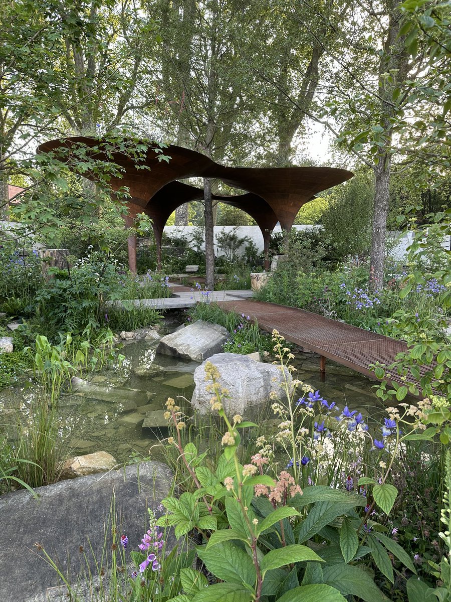 This is the Water Aid Garden @The_RHS #RHSChelsea It celebrates our most precious resource … water @BBCBreakfast xxx