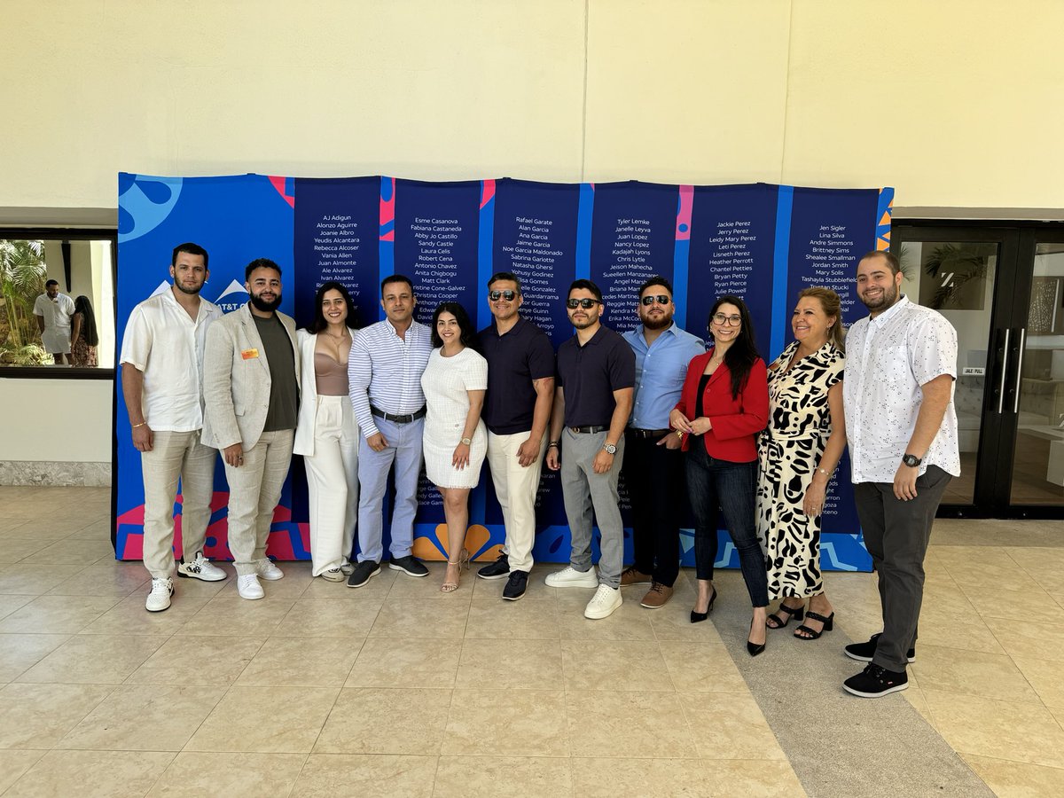 lmaryperez's tweet photo. Grateful for this opportunity to share with the Team. Thank you @ATT! Hoping to see many more MSS winners next year! #attsummit @TonySmith4Sales @banks_dvb @TheGoodLifeKev https://t.co/CeKaVwsPOt