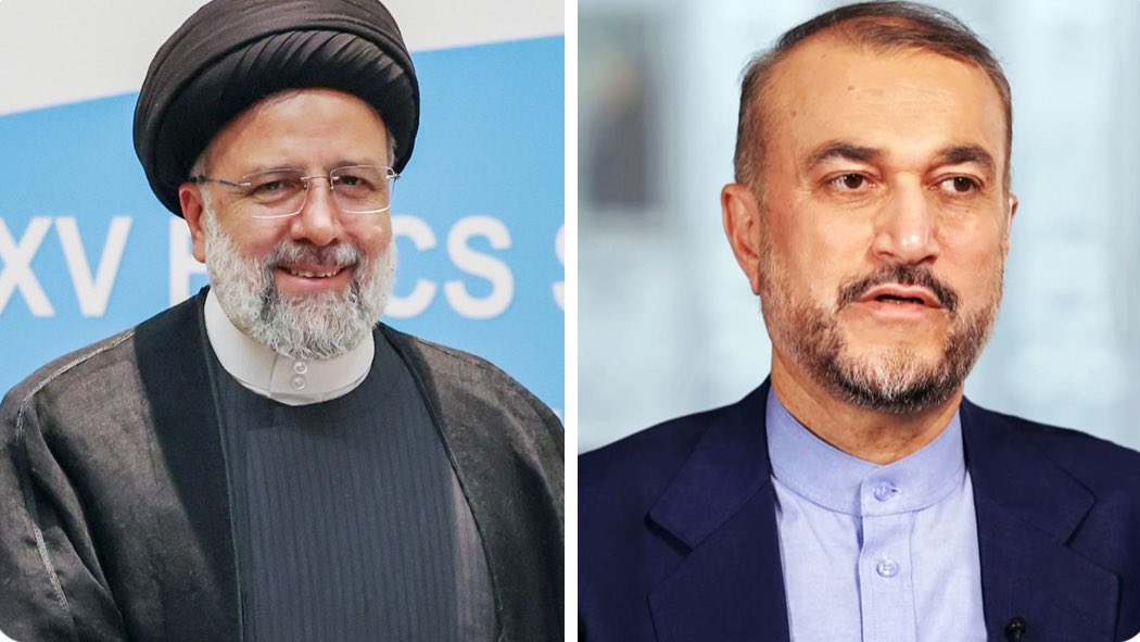 BREAKING NEWS: 'Iran's President Ebrahim Raisi and his Foreign Minister Hossein Amirabdollahian, have died in helicopter crash!' 🇮🇷