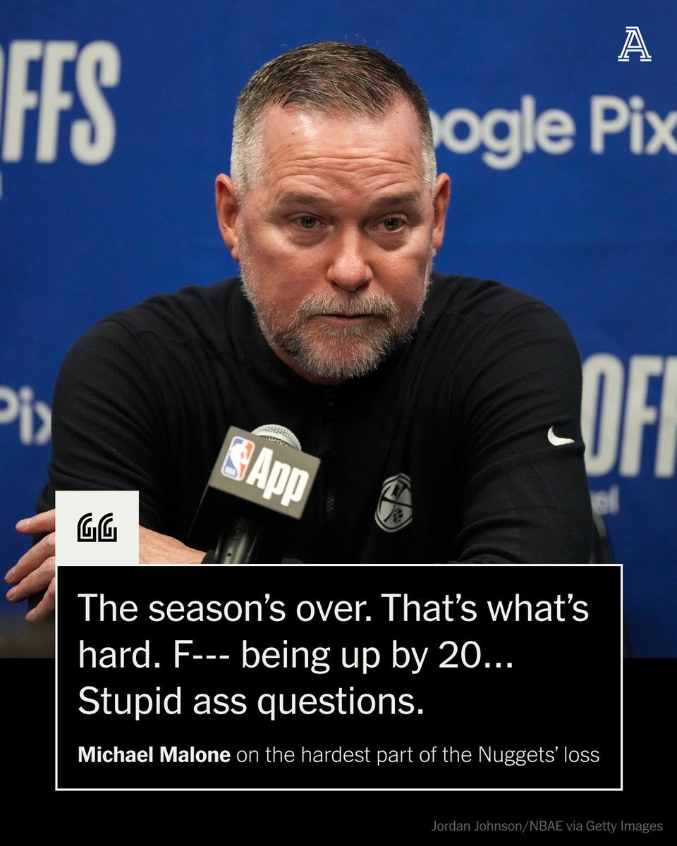 Denver Nuggets coach Michael Malone wasn't happy with the questions he was asked in his postgame press conference 😳