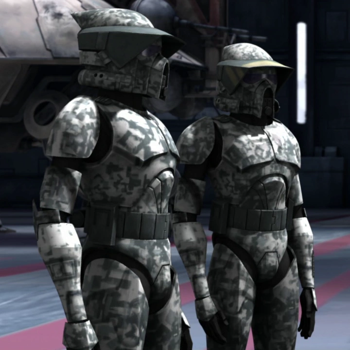 Shoutout to these two Clone Troopers who appeared for like 30 seconds in the coolest looking ARF trooper armor ever then never showed up again