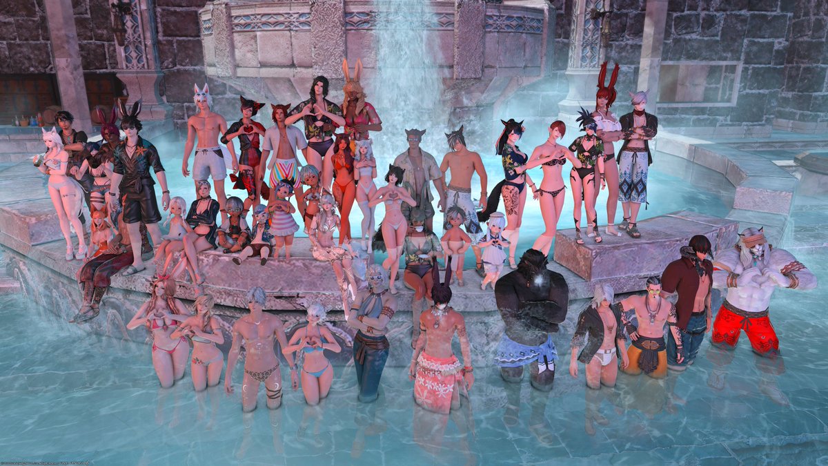 "Shambling our way through all kinds of FFXIV content."
😊😊😊😊