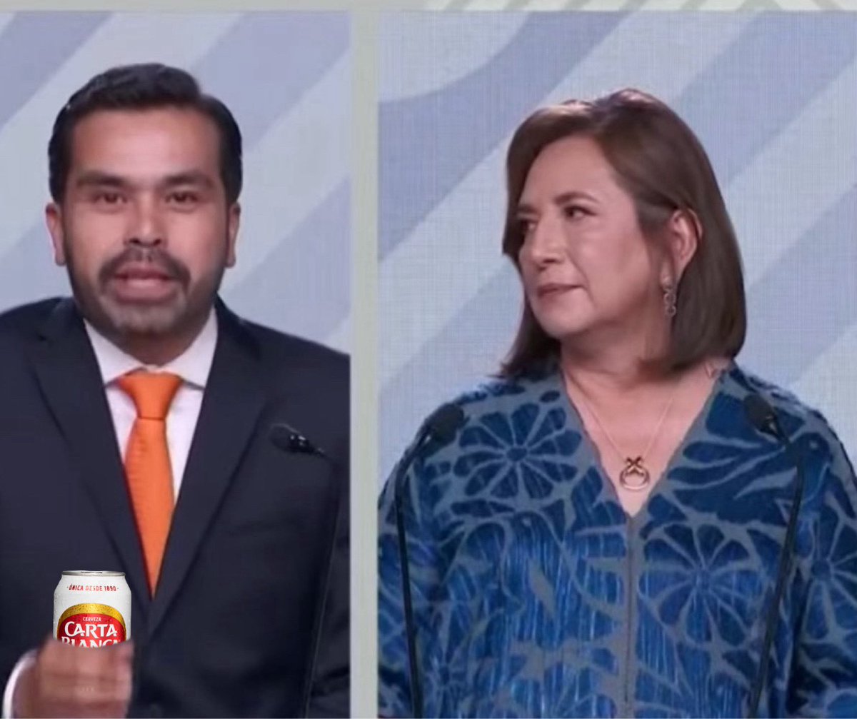 Mi Mamá viendo que ya destapé otra Chelita:     
    
#DebateINE