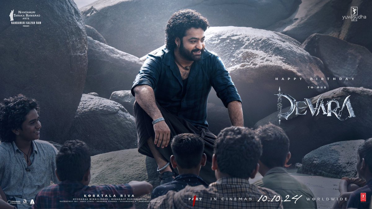 Jeevanlu's tweet photo. Happy Birthday to the man of masses @tarak9999  anna 
#NTR 
#Devara1stSingle https://t.co/fHgxSs07sG