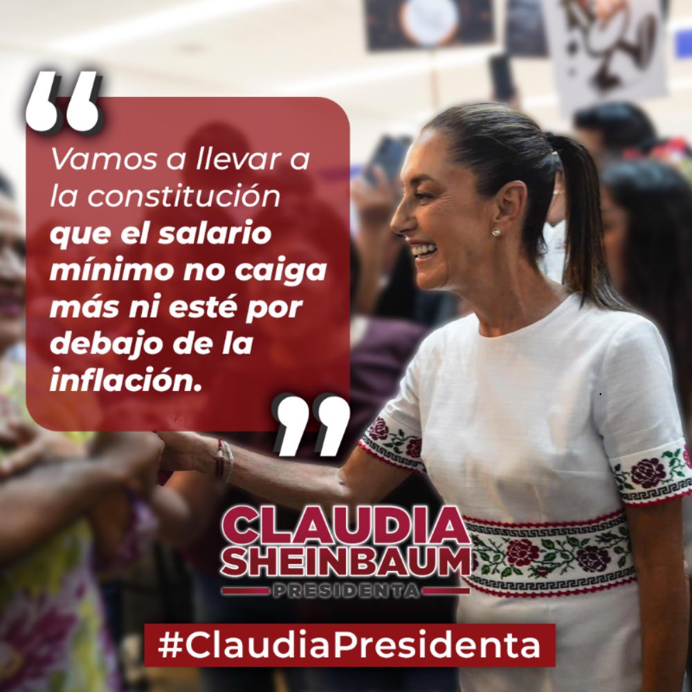 Estás si son propuestas en favor de los trabajadores 

#ClaudiaPresidenta