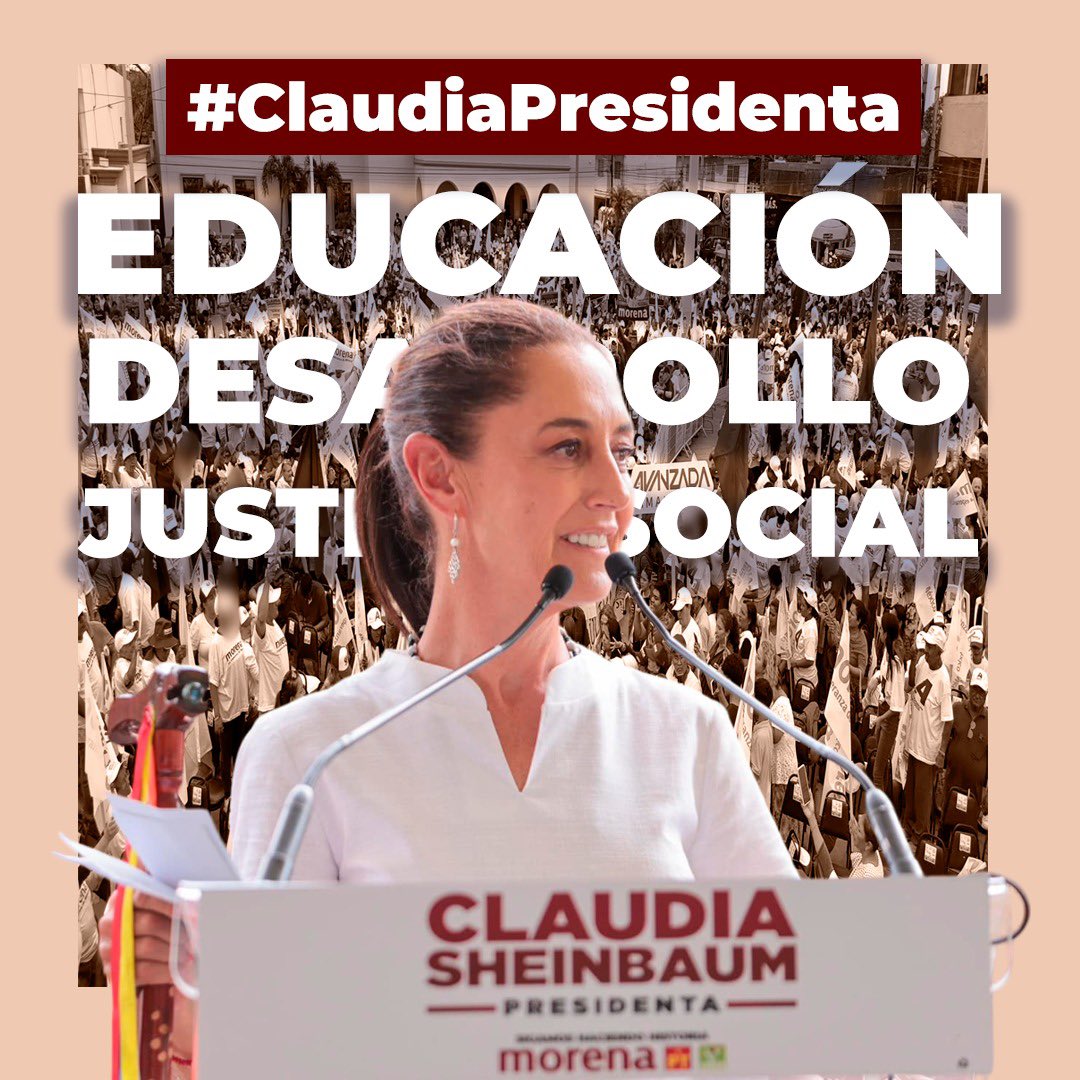 #ClaudiaPresidenta