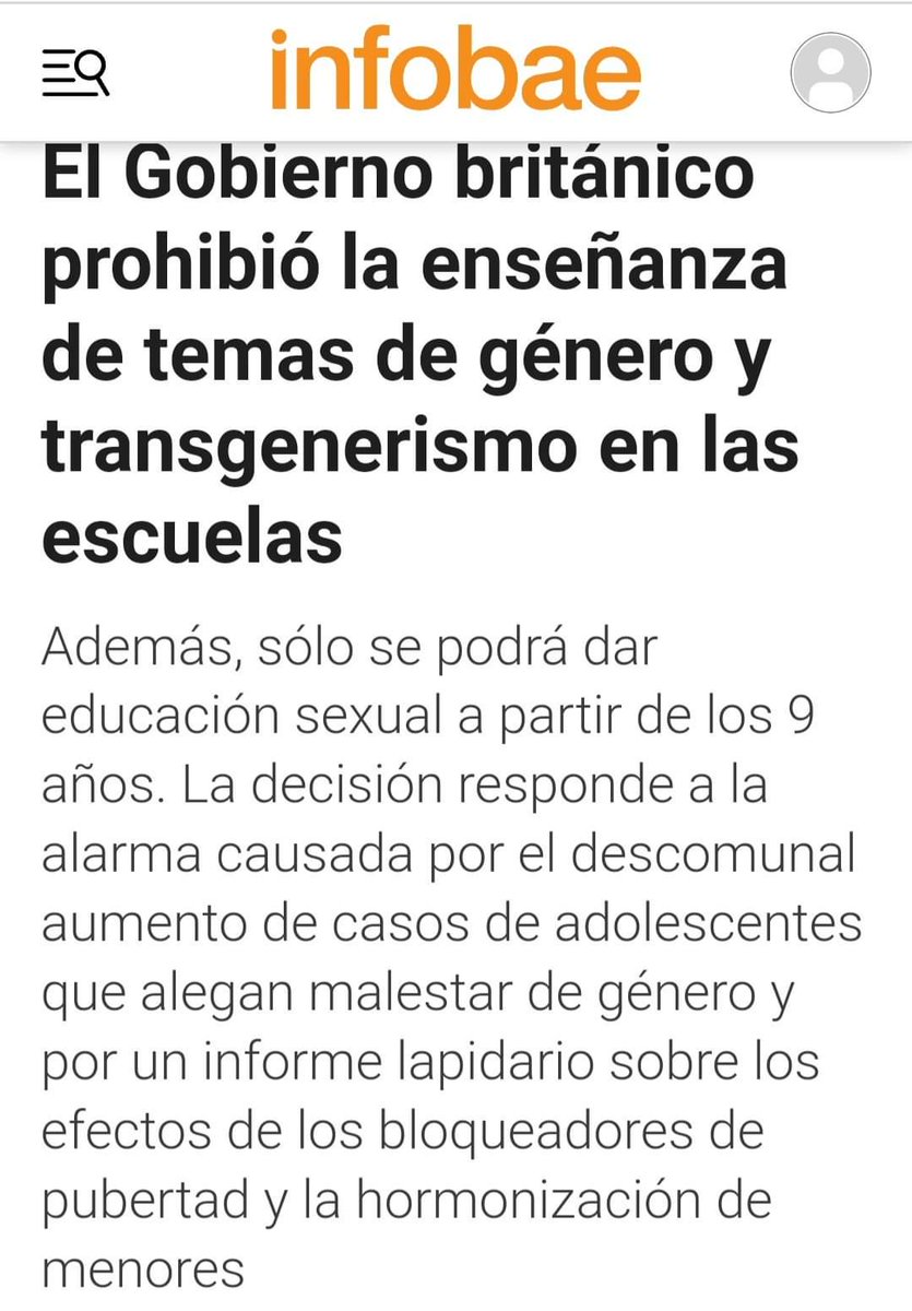 🚨I 🇬🇧🏳️‍🌈 #ÚLTIMAHORA | DURO GOLPE A LA IDEOLOGÍA DE GÉNERO LGBTQ: El gobierno británico prohíbe la enseñanza de temas de género WOKE y transgenerismo en las escuelas 🔥 ¿Apoyas esta contundente medida anti-ideología de género? 😎