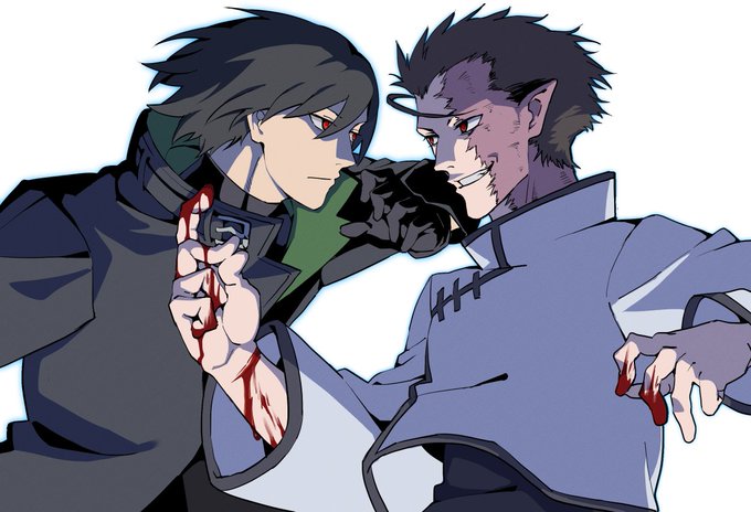 「2boys blood on face」 illustration images(Latest)