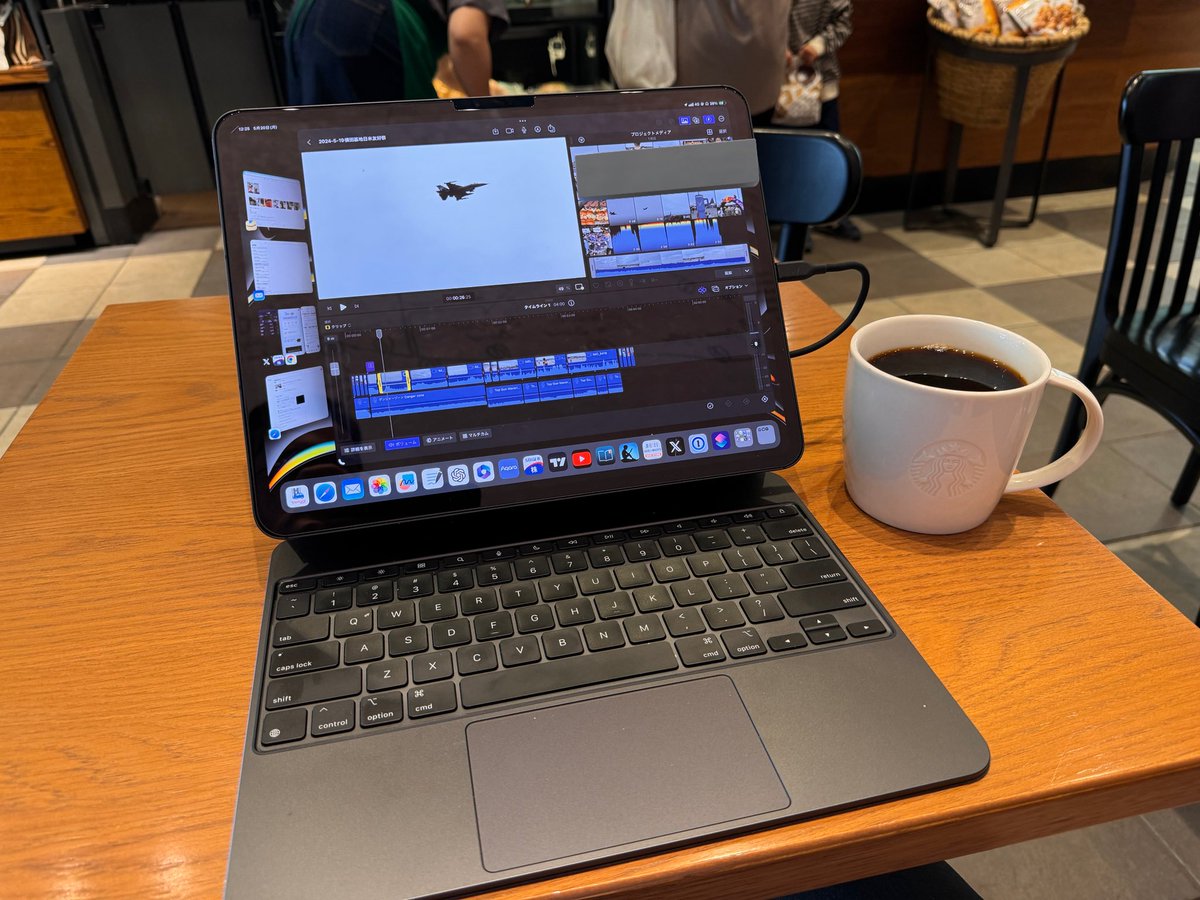 MiyazawaHarumi's tweet image. 休憩がてら昨日の動画編集😄

#FinalCutPro
#iPad