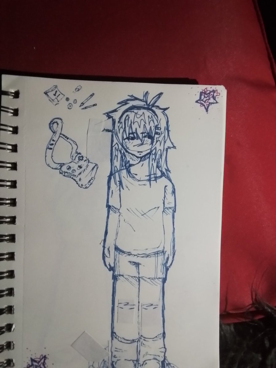 PlasticWat68492's tweet photo. Beep boop bop-
#Ocart #oc #notdigitart #imalpha #sketchbook
Da first two are from a while ago, found them in my sketchbook😗💨
Ps sorry for the bad quality and bad lighting 😅😅 https://t.co/3r1WGZLL6v