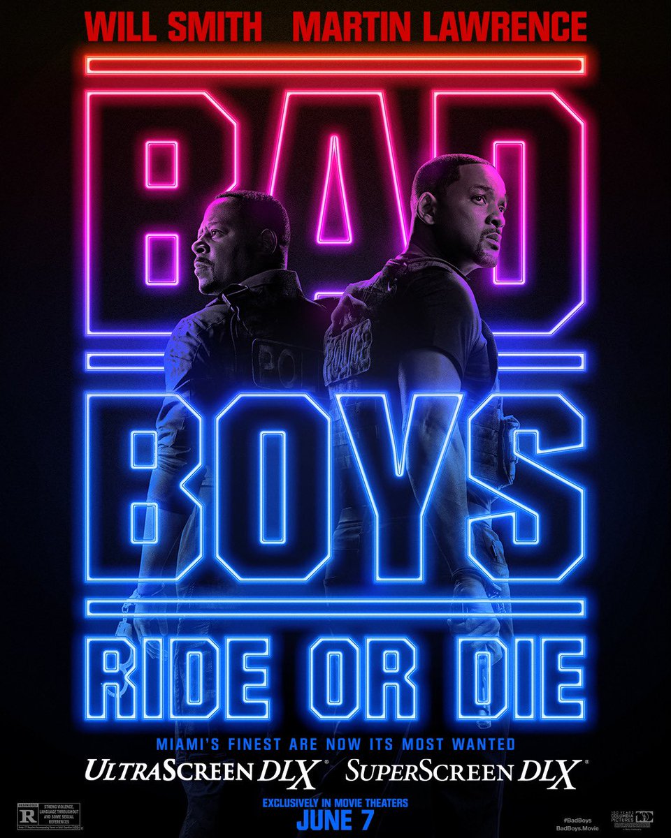 Here's one more poster for Bad Boys: Ride or Die. #BadBoys