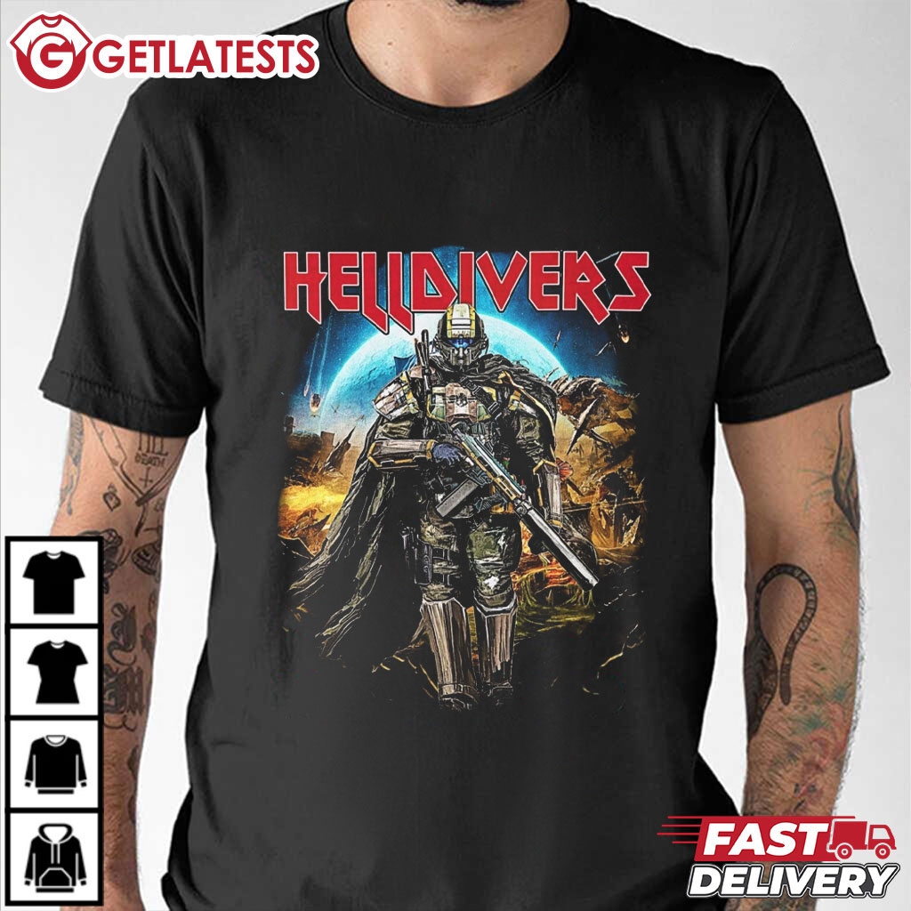 Helldivers 2 Gamer T-Shirt #Helldivers2 #Gamer #getlatests getlatests.com/product/helldi…
