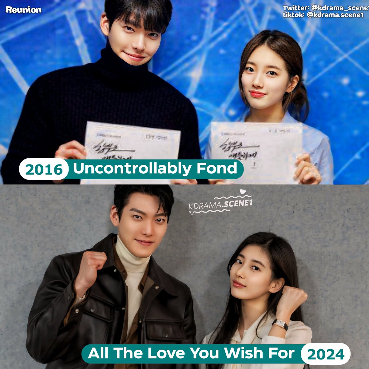 #UncontrollablyFond (2016) vs #AllTheLoveYouWishFor (2024)

#Suzy #KimWooBin