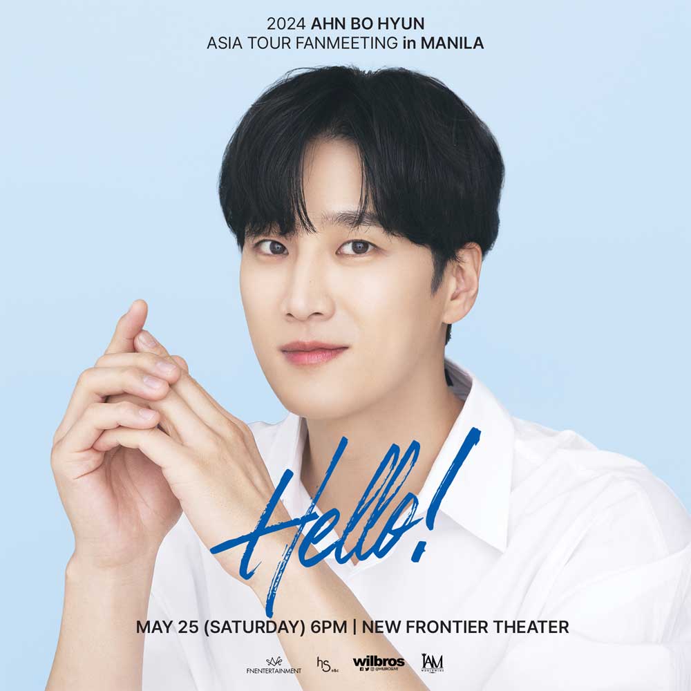 Korean superstar AHN BO HYUN is finally coming to Manila for the very first time on May 25! More details here: philippineconcerts.com/k-pop/korean-s…