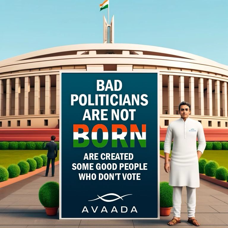 Approximately 970 million out of 1.4 billion Indians are eligible to vote, yet only 62.34% turned out in recent elections. That’s around 343 million eligible voters who didn’t vote. It's about time to change this and make every vote count! @ECISVEEP @PMOIndia @CEO_Maharashtra