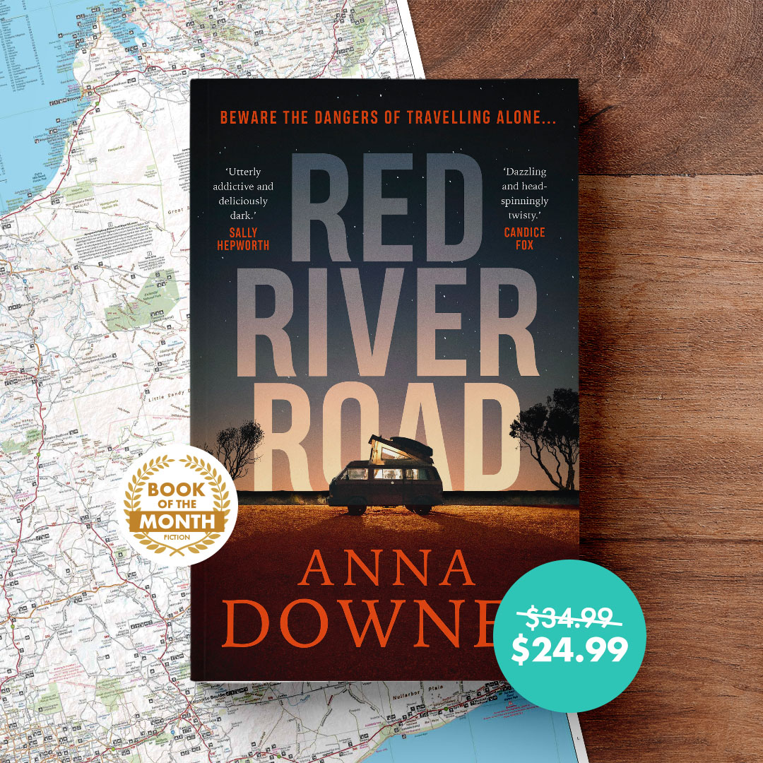 Have you picked up our full-throttle Fiction Book of the Month yet?🔥🕵️‍♀️ Get your copy of the must-read crime thriller 'Red River Road' by Anna Downes in-store or online here: bit.ly/3U2I60u