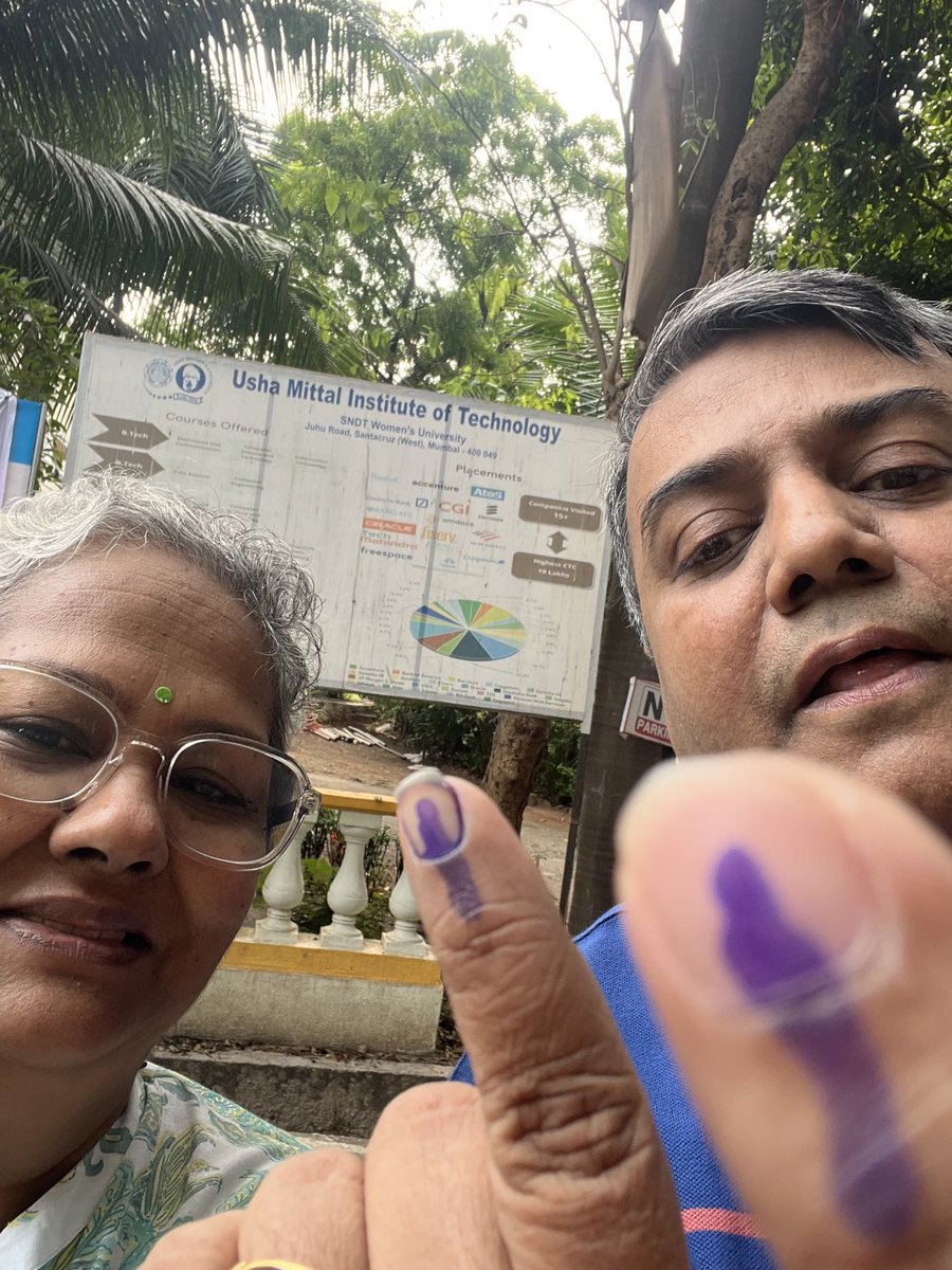 Voted for growth and stability! Thank you ⁦@ECISVEEP⁩ for a wonderful arrangement.