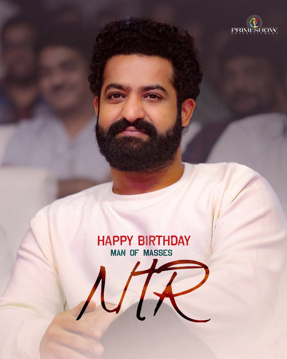 Happy birthday to the Man of the Masses @tarak9999 🎉 Wishing you immense success with #Devara and all your upcoming projects. Keep inspiring us with your incredible work! 🙌❤️ #HappyBirthdayNTR