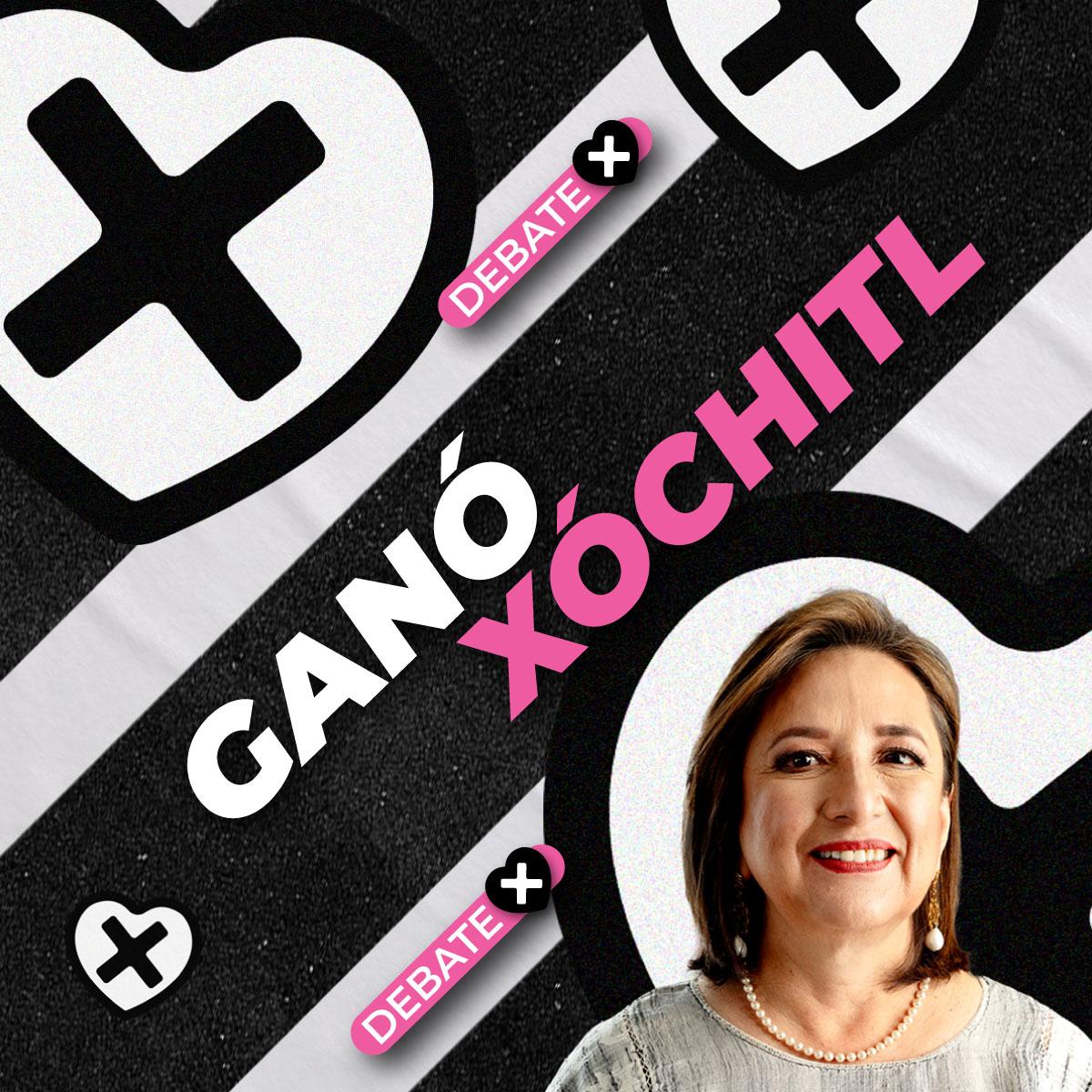 SocCivilMx's tweet image. #XochitlGalvezPresidenta2024 

Xóchitl Gálvez ganó el debate...