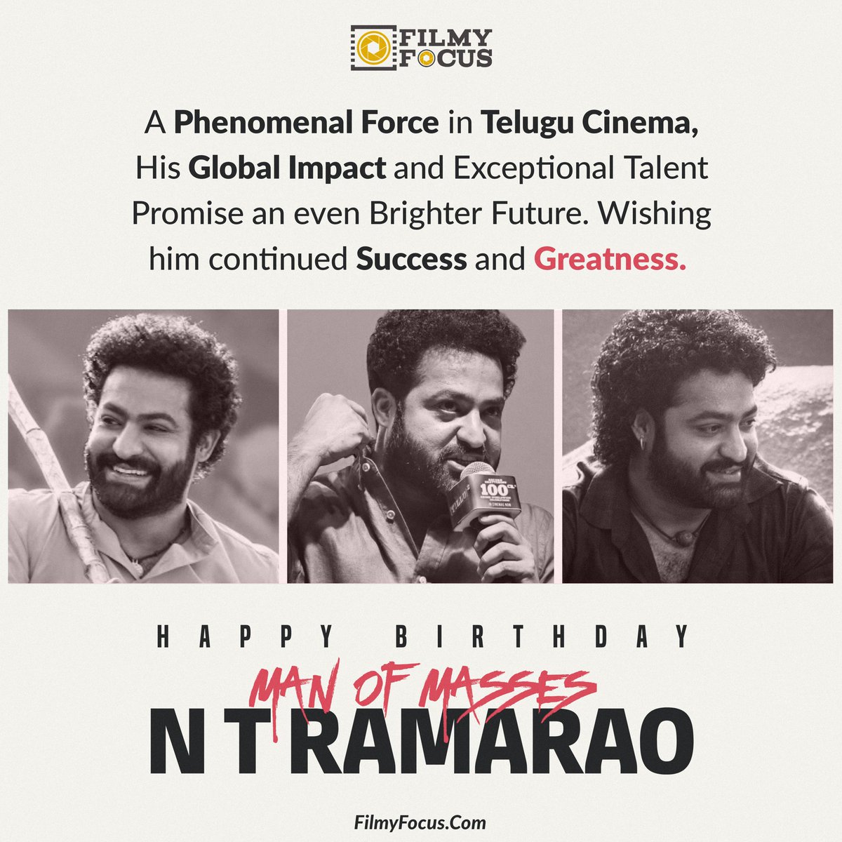 Happy Birthday MAN OF MASSES, NTR. @tarak9999 #HappyBirthdayNTR