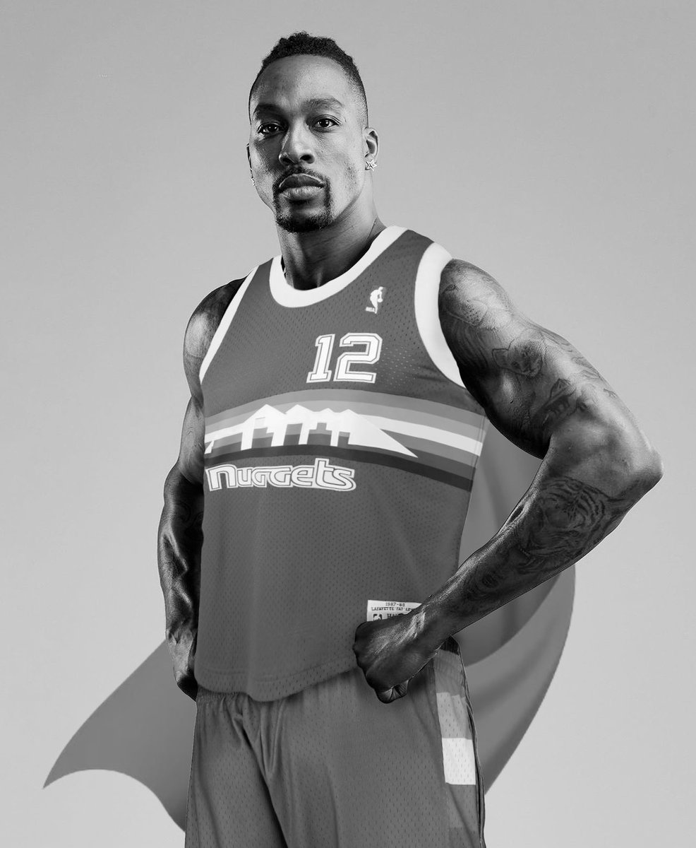 DwightHoward's tweet image. Denver ya needed another big to get past them Big Wolves 😂