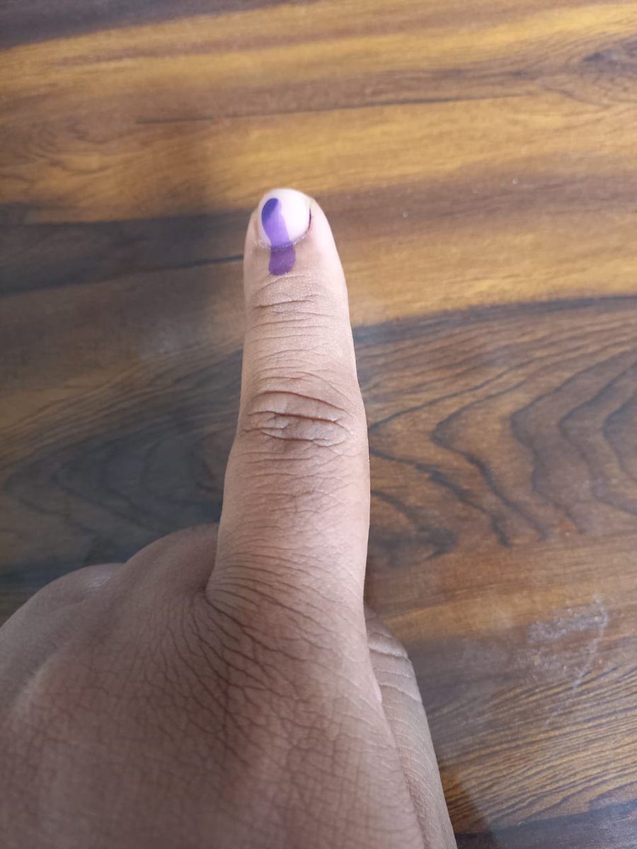 Today Voted for Strong Nation and Strong leadership. 💪Strong leadership = Strong Nation 🇮🇳 . Captain Matters .