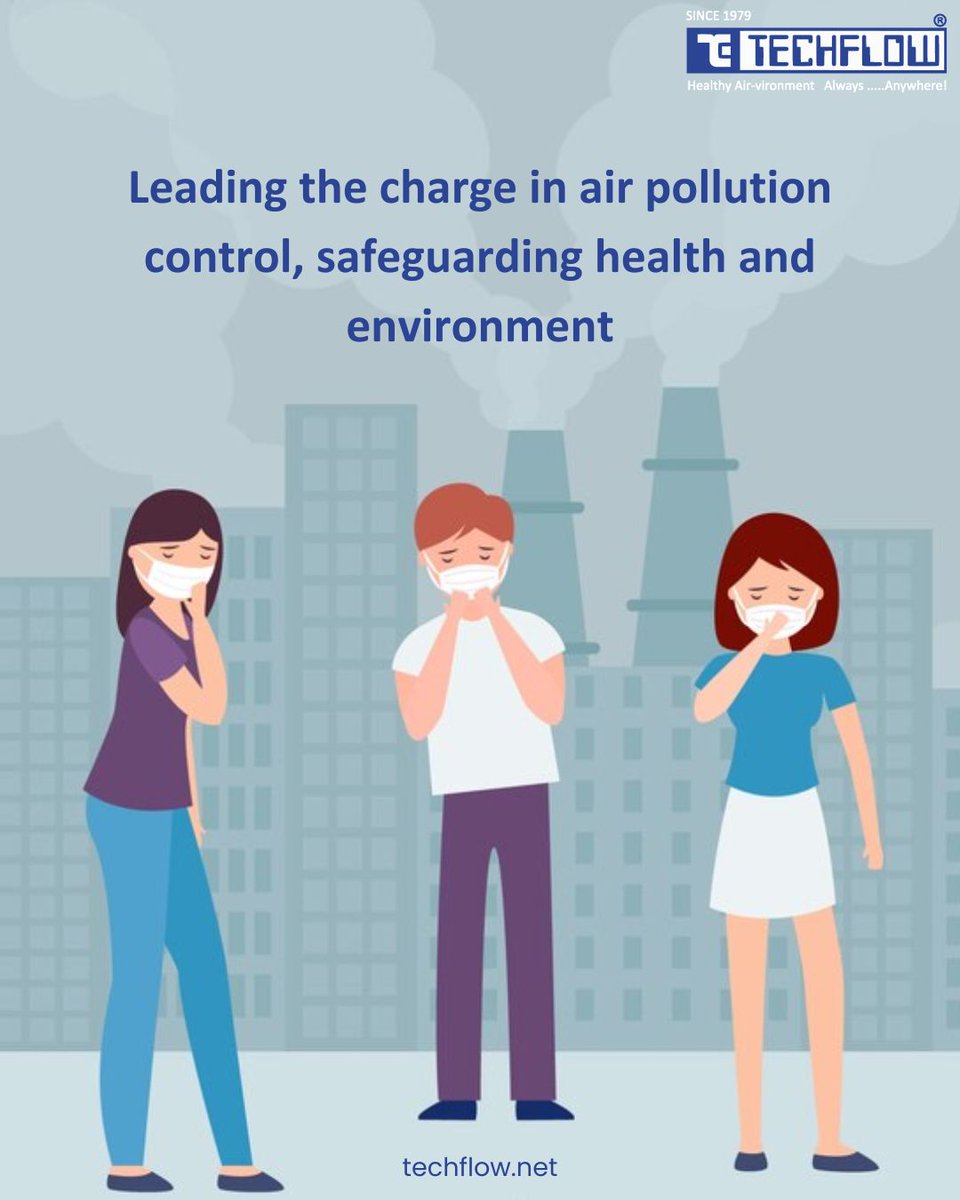 Protecting our planet and health by tackling industrial pollution head-on. 🌍 

#AirPollutionControl #HealthyEnvironment #TECHFLOW #CleanAirForAll