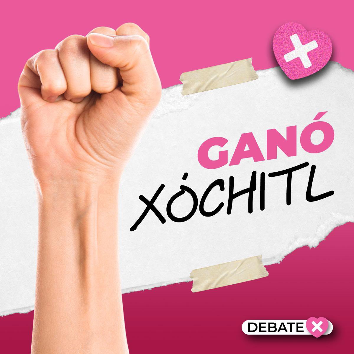 GANAMOS EL TERCER DEBATE #debatex 

Lo mejor para México ya viene 🇲🇽🙌🏻

#xochitl2024 #XochitlGálvezPresidenta #XochitlNosUne #XochitlYaGanó