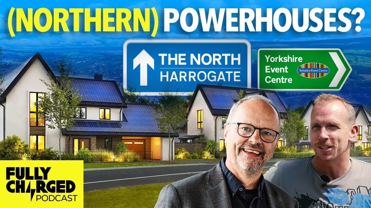 🎙️ NEW PODCAST 🎙️

Robert and Dan give you a sneak peek into what's in store at #EverythingElectricNORTH in Harrogate, as well as delving into the energy transition and more!

Tune in now! 🔊 buff.ly/3WJfgp7