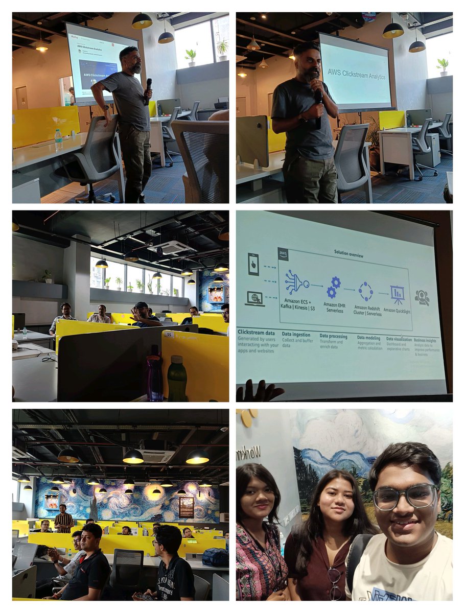 hvbajoria's tweet image. Learned how to leverage Clickstream Analytics with @awscloud at @AWSUGKol workshop today! 

Boost sales &amp;amp; target marketing with data-driven insights. Thanks for the amazing session, @alokemajumder &amp;amp; AWS UG Kolkata! 

#AWSClickstream #DataAnalytics #Marketing #DataMining