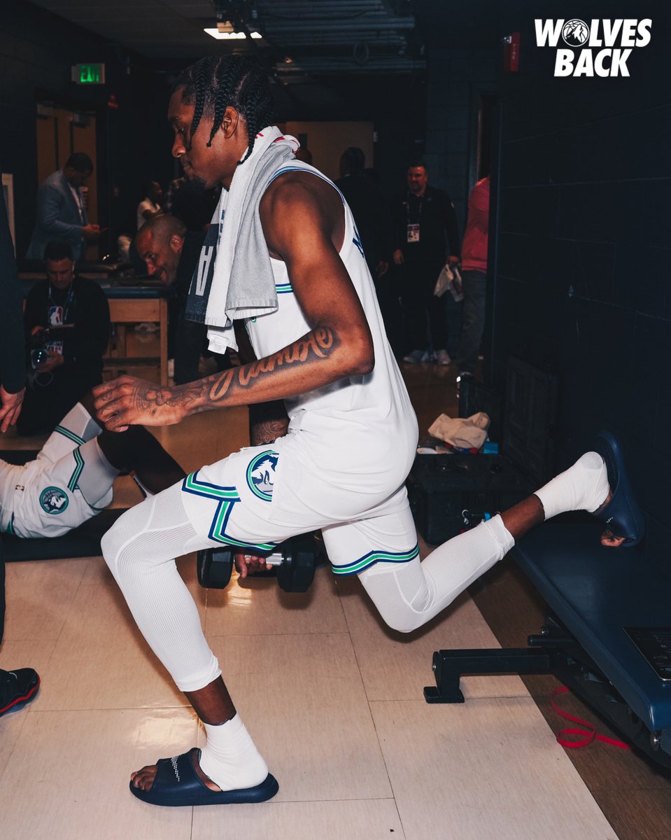 Timberwolves's tweet image. not satisfied.