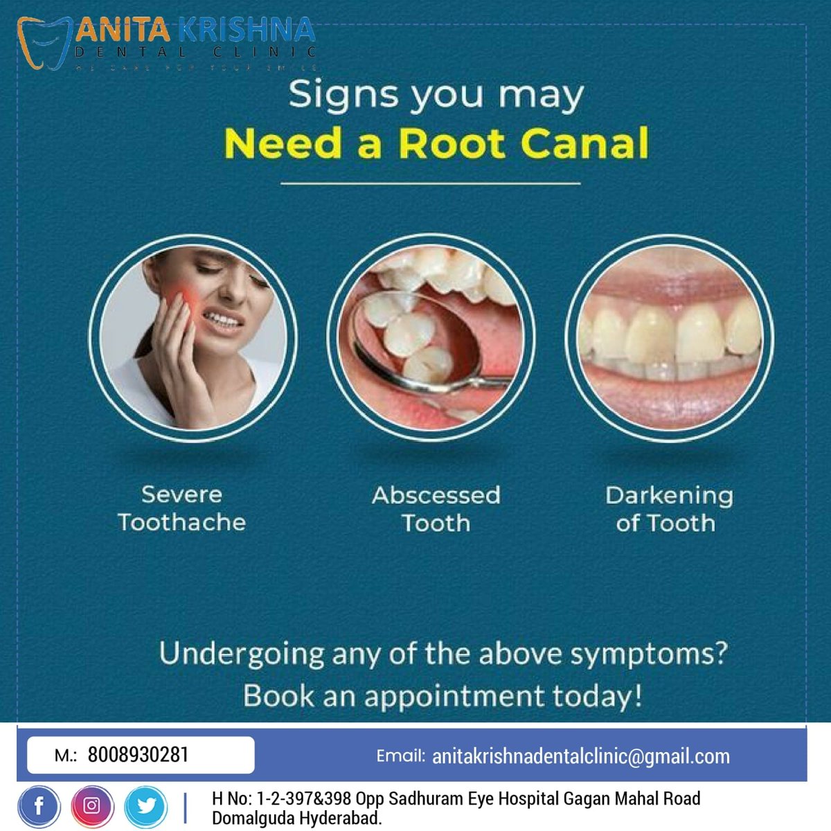 ROOT CANAL TREATMENT!!!!!
#anitakrishnadentalclinic #dentist #dentalclinic #clinic #clearbraces  #dentalclinicinhyderabad #rootcanaltreatment #rootcanaltreatmentinhyderabad ##Rootcanaltreatmentnearme