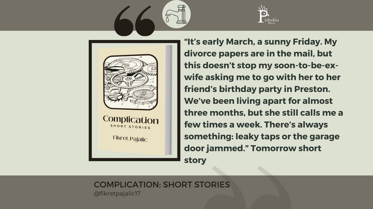 📚🎧All editions: fikretpajalic.com/complication.h…
#ComplicationShortStories #OwnVoicesBooks #RefugeeVoices #BookRelease #SocialChange #DiverseStories #ShortStoryFiction #ShortStory #OwnVoicesReads #InTheirOwnVoices #PishukinPress #PishukinPressLife #Bookstagram